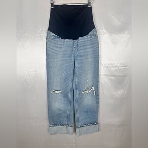 NWOT Isabel Maternity Cropped‎ Vintage Straight Jeans Sizes 4 and 8